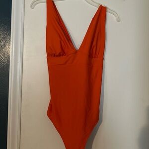Old Navy Women's One Piece Swimsuit - Orange